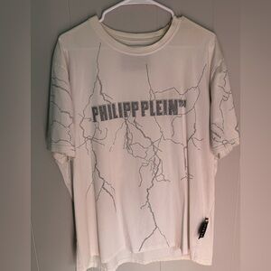 Philipp Plein Platinum Cut Lightning Shirt